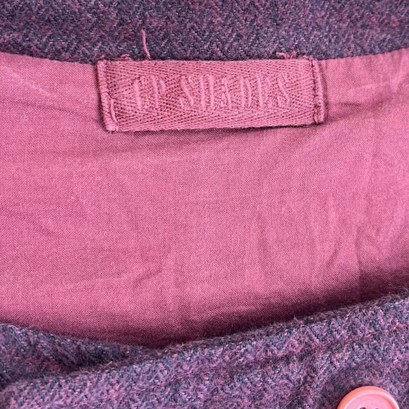 CP Shades Bistro Double Breasted Button Jacket Red Flannel - Picture 5 of 7